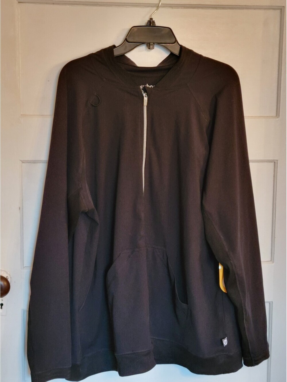 Urbane Impulse Men’s L Black Zip Up Scrub 360 Degree Max Stretch Functional